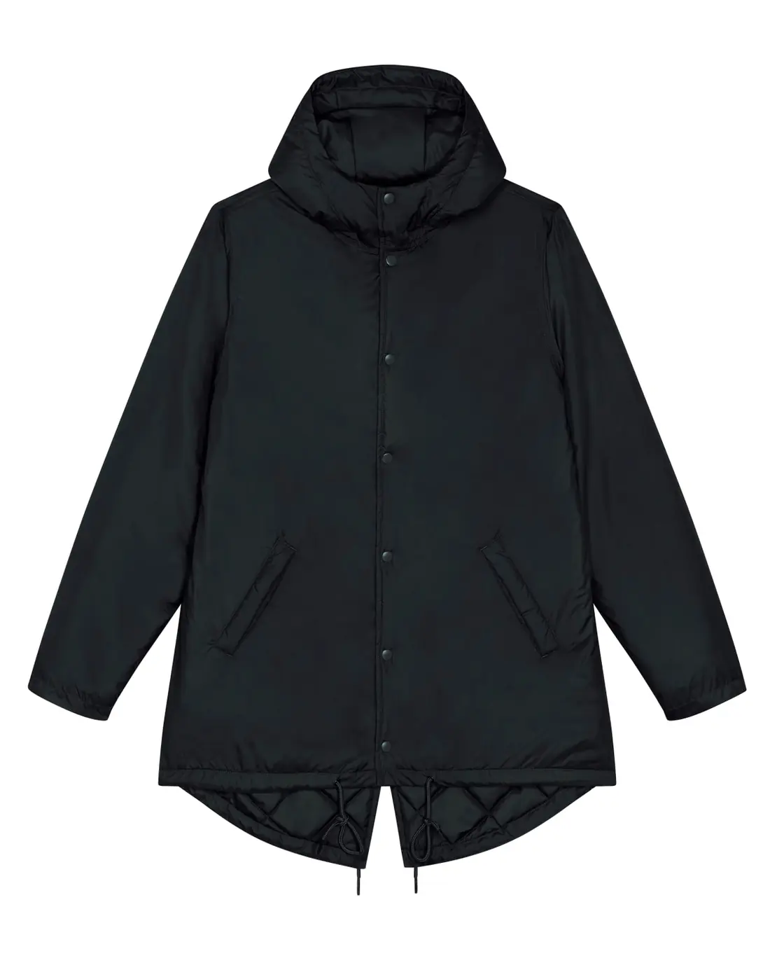 Custom Padded Parka in Black