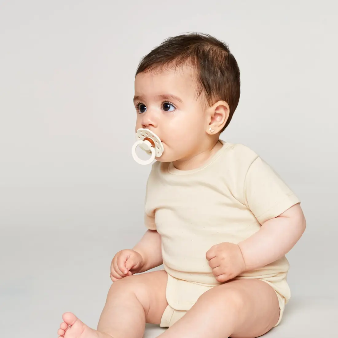 Body neonato personalizzato in Natural Raw