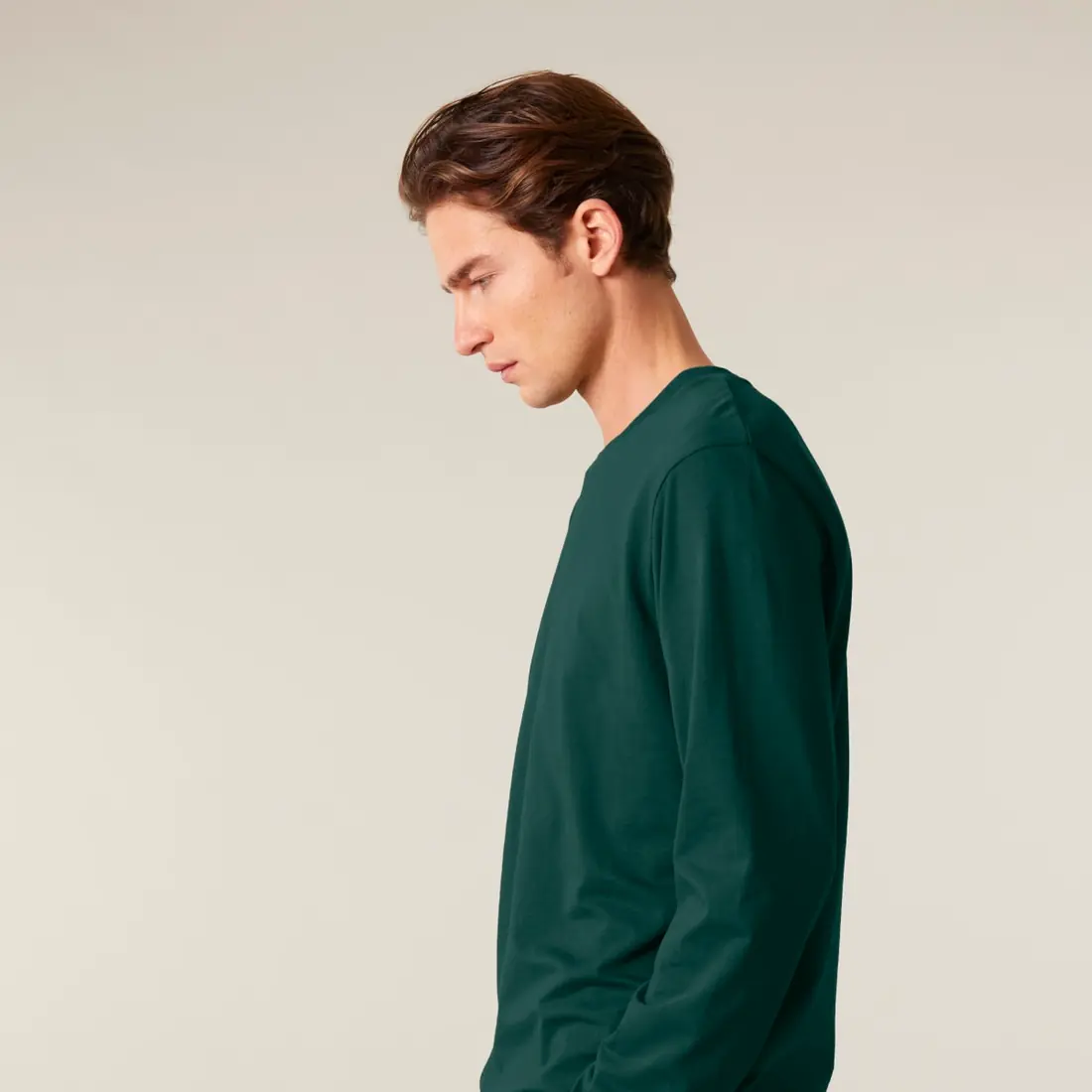 Camiseta de manga larga personalizada en Glazed Green