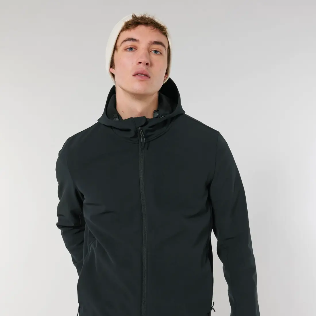 Custom Softshell Jacket in Black
