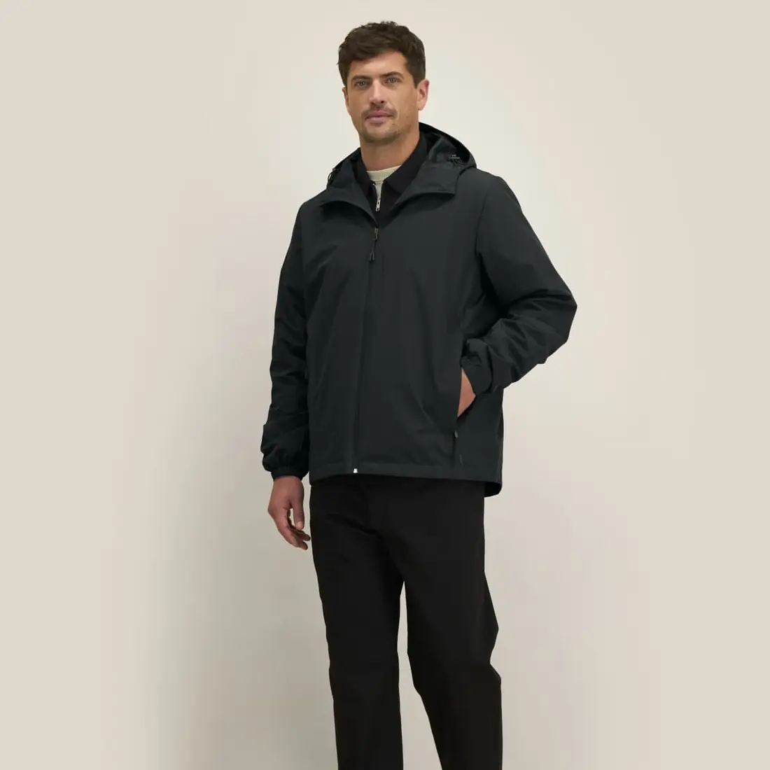 Custom Windbreaker in Black