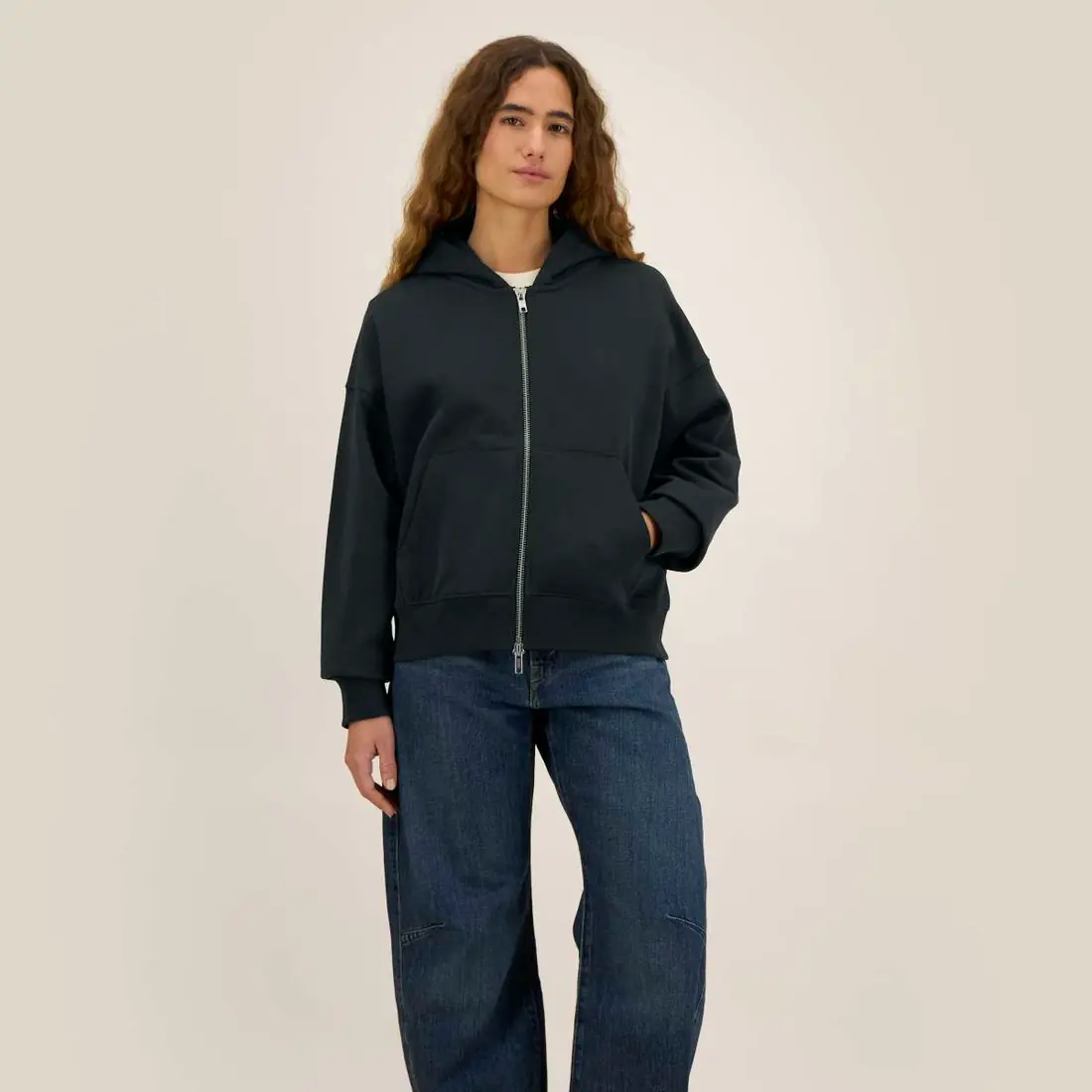 Felpa con cappuccio e zip personalizzata